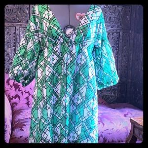 Alexandra Dillon Bubble sleeve dress